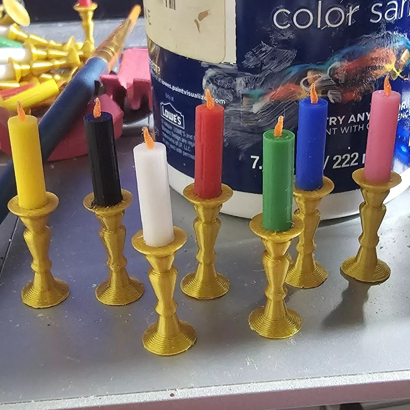 Power Rangers Lightning Collection Power Candle Set Of 7 Accessory