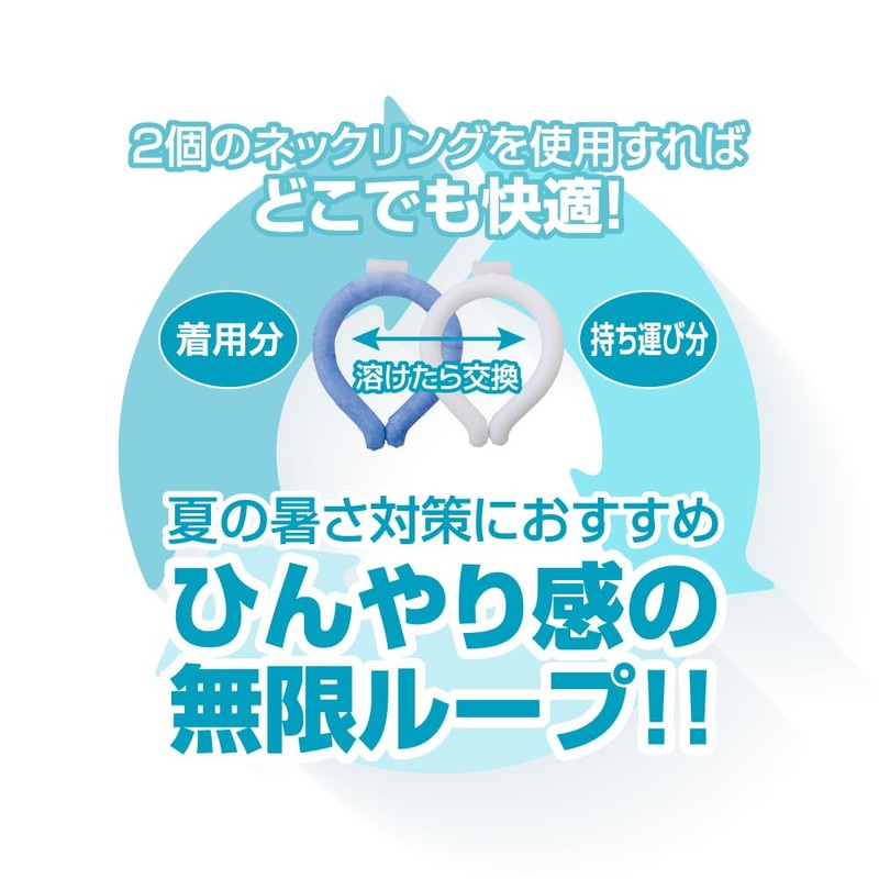 Global Japan PCM Neck Cooler, Icy Neck Cooling Pouch, Heatstroke