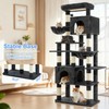 Heybly Cat Tree, 76-Inch Tall Heavy Duty Cat Tower for
