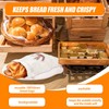 20 Pcs Linen Bread Bag Reusable Homemade Bread Container Drawstring