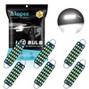Alopee 6pcs 561 LED Bulb Bright White 6500K 44mm(1.73") 24SMD