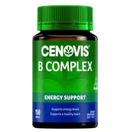 Cenovis B Complex - Support Energy Levels and Nervous System Function - Maintains Healthy Heart, 150 Tablets, Mostly Green (Pack of 1)