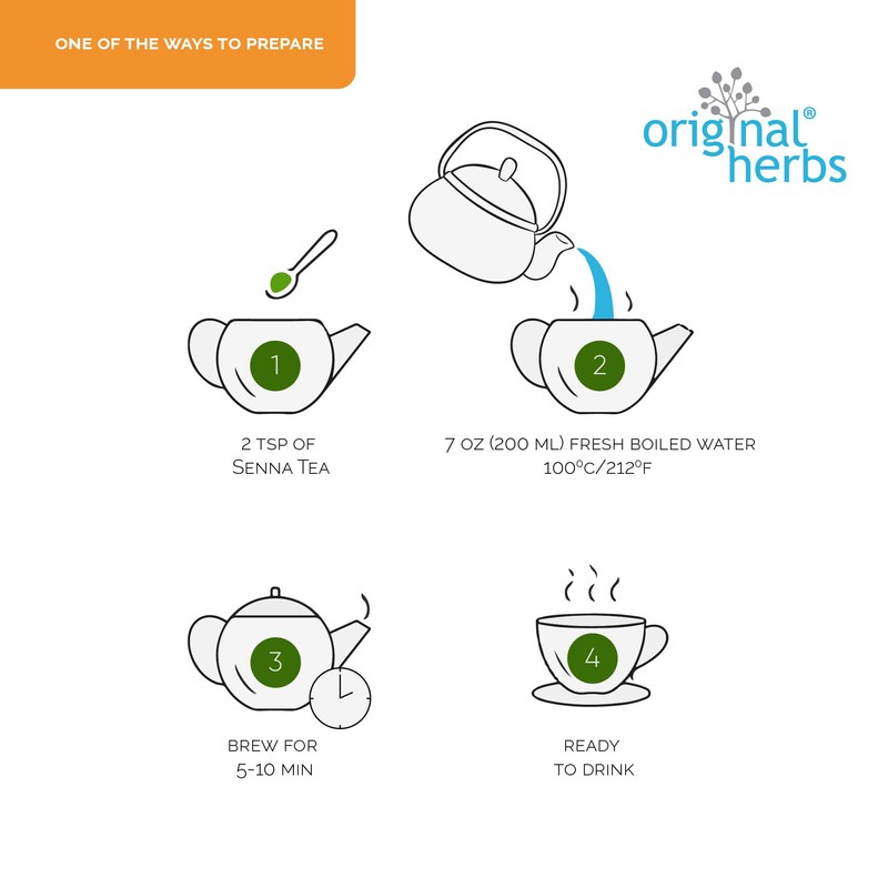 SENNA TEA, (SENNAE FOLIA.) - 100% Pure & Natural, Wild-Crafted,