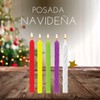 Velitas para pedir posada 5 paquetes con 20 pzas c/u-Luz