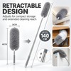 Extendable Microfiber Duster for High & Hard-to-Reach Areas – Retractable