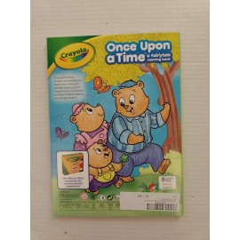 Unbranded Crayola Once Upon A Time Coloring Book With Stickers