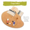 ZBJBinCH Wide Flat Paint Brush with Maple Handle, Flat Paddle