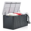 Aoodor Storage Deck Box 71 gal with Air Rods for