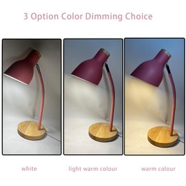 Himmel Desk Lamp, Adjustable Metal Table Lamp, Children's Table Lamp for Bedroom, Living Room, E27 Socket Reading Next to Lamp (Grey)