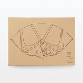 Muji MJ-FH2 44913314 Folding Helmet, White, Width 11.2 x Depth 8.2 x Height 5.9 inches (28.5 x 20.8 x 15 cm)