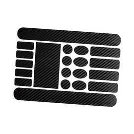 Mipcase 5 Sheets Scratch Resistant Bike Frame Sticker Protective Film for Mountain Road Bikes Durable Chain Protector Stickers