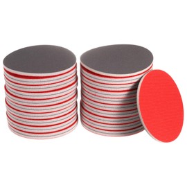 sourcing map 40pcs 800 Grit Sanding Sponge 5 Inch Hook and Loop Sponge Sanding Disc Wet/Dry for Car Wood Drywall Metal