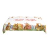 Worltoldb Easter Tablecloth Polyester Rabbit Table Cloth Washable Rectangle Table