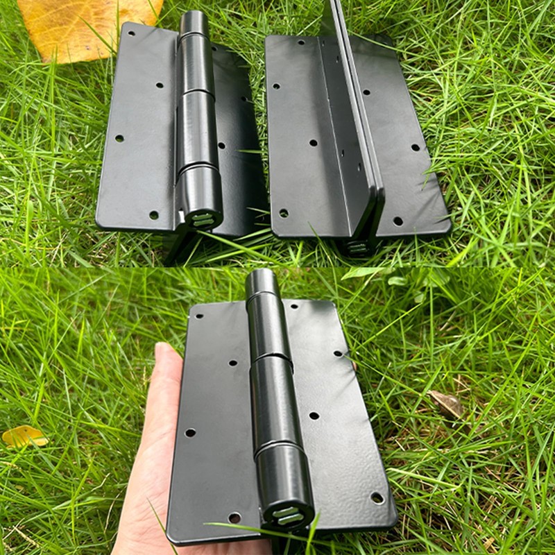 UCDOET Upgraded 5.75" Aluminum Self Closing Gate Hinges, Fence Gate
