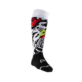 Leatt Socks Moto #L/XL EU43-48/UK8-12/US9-13 Zebra