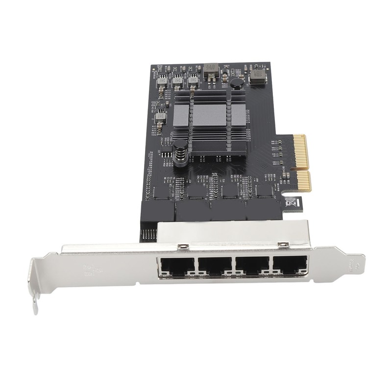 2.5Gb PCIe Network Card Professional 4 RJ45 Ports RTL8125BG Chip