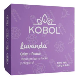 Jabón En Barra Kobol Calm + Peace Lavanda 125g