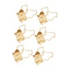 100Pcs Binder Clips Hollow Penguin Shape Sturdy Metal Small Binder