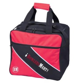 BowlersMart Essential 1 Ball Single Tote Red Bowling Bag