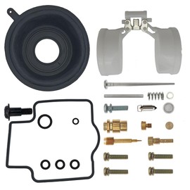 4-Pack Carburetor Carb Rebuild Repair Kits with Diaphragm Replacement for Kawasaki Ninja ZX7R ZX7RR ZX750P ZX750N 1996-2003
