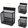 GUMQDD Mini Hangable Mesh Bathroom Storage Basket, Foldable Shower Caddy