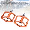 MT B/Road Pedals, Mountain Bike Pedals, 3 Bearing Non-Slip Lightweight,