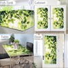 Nuxovilar Green Leaf Light Window Film, 17.7×39.4inch, Fresh Leaf Pattern
