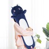 Yeqivo Cat Plush Body Pillow, Cute Cat Long Stuffed Animals