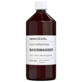 Cosmetic Base Water 1000 ml, 96% Alcohol wesentlich.