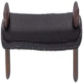 Vicenza Designs K1162 Archimedes Leather Pull, 6-Inch, Black, Oil-Rubbed Bronze