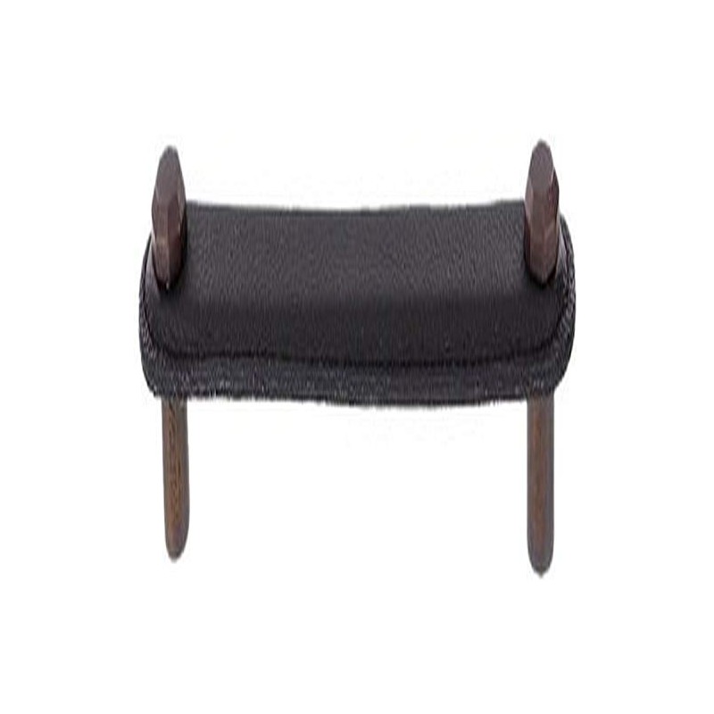 Vicenza Designs K1162 Archimedes Leather Pull, 6-Inch, Black, Oil-Rubbed Bronze