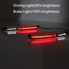 ECAHAYAKU LED Rear Bumper Reflector Tail/Brake/Driving Turn Signal Light Fog