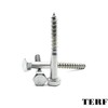 TERF® M6 X 90mm Coach Screws Hex Head Stainless Steel