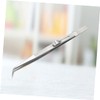 Baluue 1pc Steel Elbow Tweezers Set Multifunctional Pointed Tweezers for