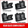 Car Seat Covers Full Set Front Split Rear Bench For