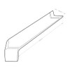 Retro-Fit 90° Window Cill Joint Cover - White