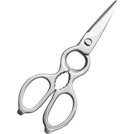Dishwasher Safe Kitchen Scissors, Stainless Steel Kitchen Scissors, Disassembly, Outdoor Use, All Stainless Steel, Camping, Boiling, Disinfection, Camping, Bottle Opener, Can Opener, Boiling and