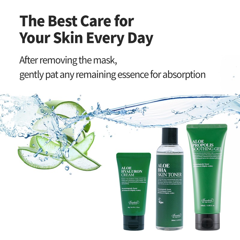 BENTON Aloe Soothing Mask Pack 23g 10 Pack - Aloe