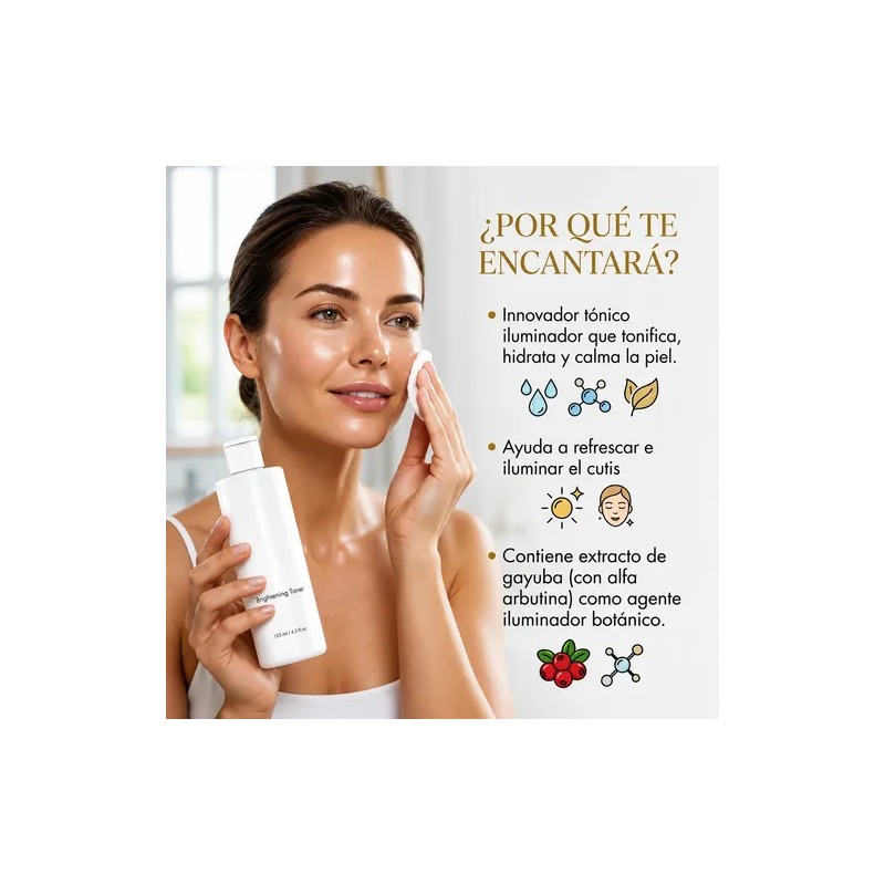 Tónico Iluminador Facial Lumi Brightening 125ml Farmasi