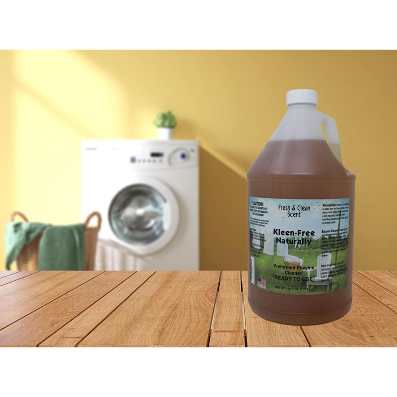 Kleen Free Naturally Preformed Enzyme Cleaner, Enzyme Solution, Multi-Purpose Cleaner,