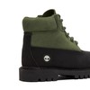 Timberland Junior 6" Premium Waterproof Boot, Black Nubuck W Dark