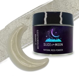 Slice of the Moon | Iridescent Gold Natural Mineral Mica Powder, 0.88oz (25g) | for Personal or Professional Use - Cosmetics, Epoxy Resin Projects, Nail Polish, Soaps, Bath Bombs, and Art Projects