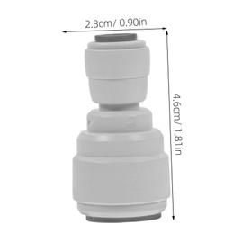 Operitacx Refrigerator Water Pipe Adapter Pipe Connectors Leakproof Tube Fitting