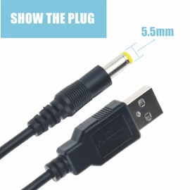 CJP-Geek USB DC Charging Cable Compatible with Positive Grid Spark Control SKC50S-4 40W 40Watts Wireless Foot Switch Footswitch Guitar Amplifier Pedal Controller PositiveGrid Power Supply Charger Cord