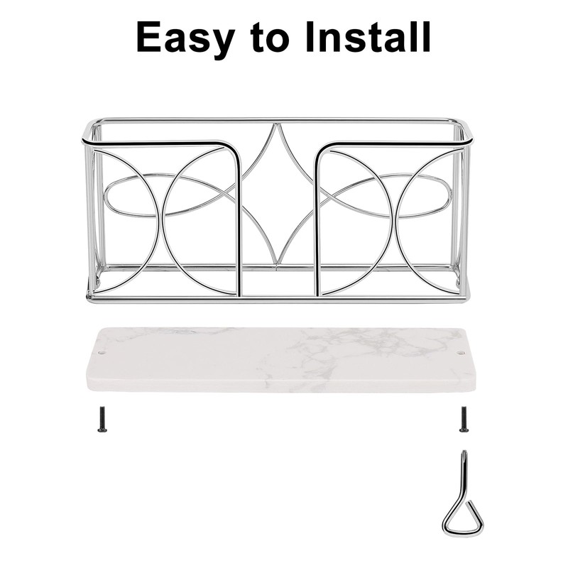 VERSAINSECT in Holder with Marble Base, Freestanding Guest Towel Paper
