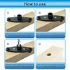 Dowel jig Kit Floating Shelf Bracket Drill Guide Woodworking for