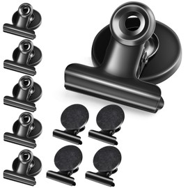 Skaaisont 10 Pcs Magnetic Clips Fridge Magnets have Anti-scratch Sticky Pads,Magnets for Whiteboard, Black Whiteboard ,Ideal for Homes,Offices and Schools,‎3 x 3.8 x 2.5 cm
