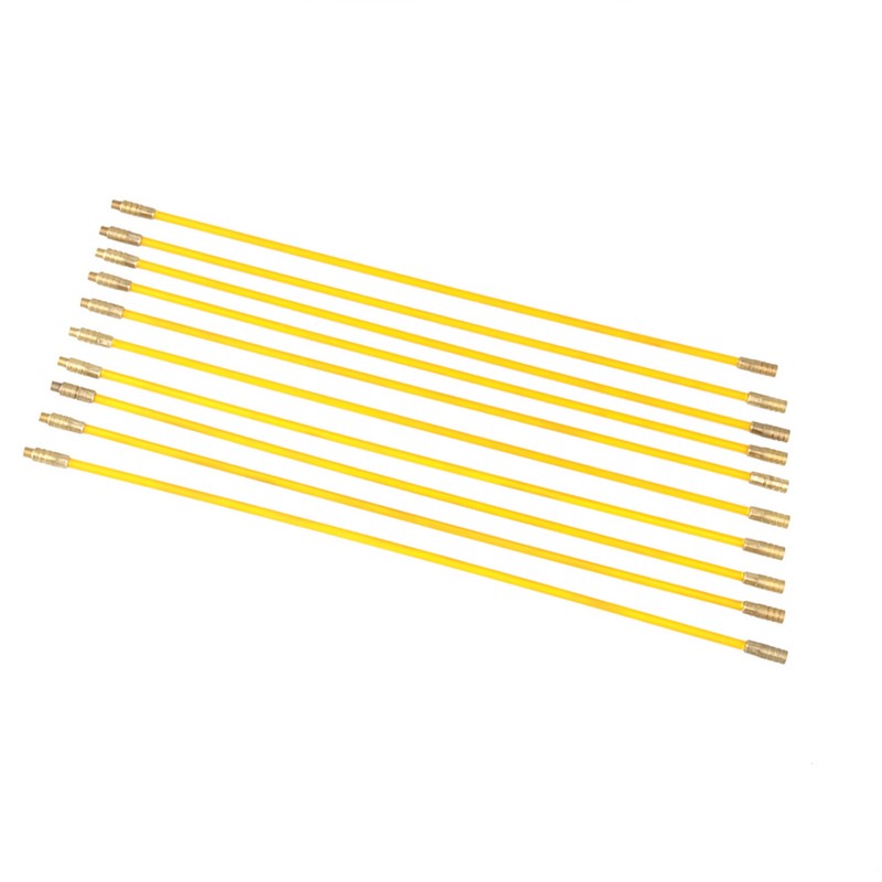 10pcs 4mm Fiberglass Running Wire Cable Electrical Fish Tape Pull