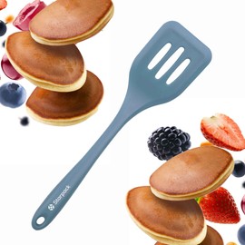 Starpack 'Head Turner' XL Premium Silicone Turner and Slotted Spatula - 13" Turning Spatulas High Heat Resistant to 600°F - Silicone Slotted Spatulas for Cooking - Non Stick Rubber Turning Spatula