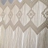 Achart - Cenefa de macramé, paneles de cortina de macramé,
